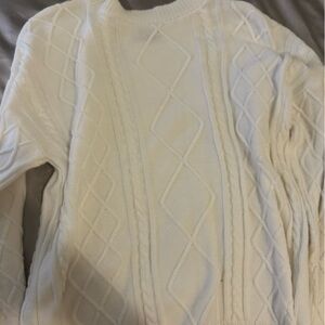 edikted one size sweater in white